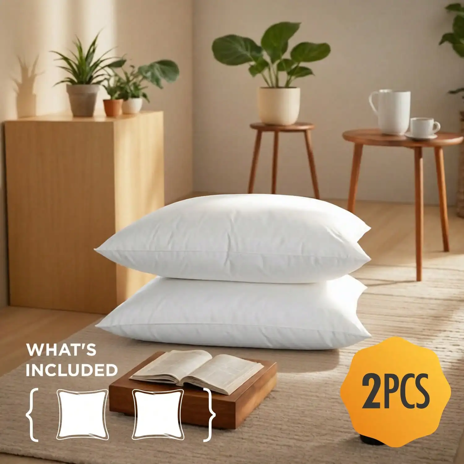 2‑Pack & 4‑Pack 12x20 18x18 De - огляд і ціна Pillow Insert 18X18